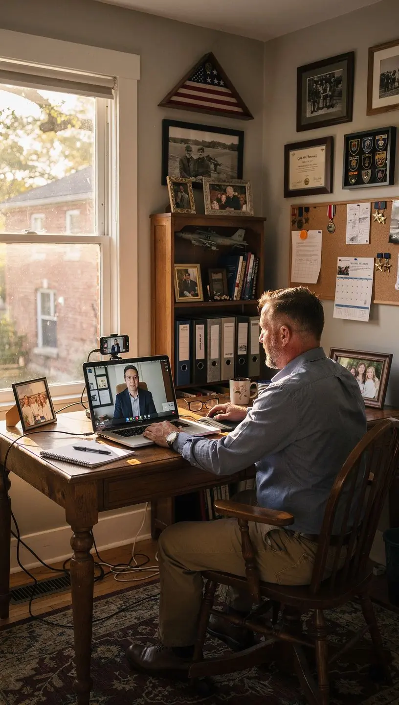 Zdjęcie przedstawiające amerykański dom do wynajęcia z widocznym parkingiem i miejscem do przechowywania.